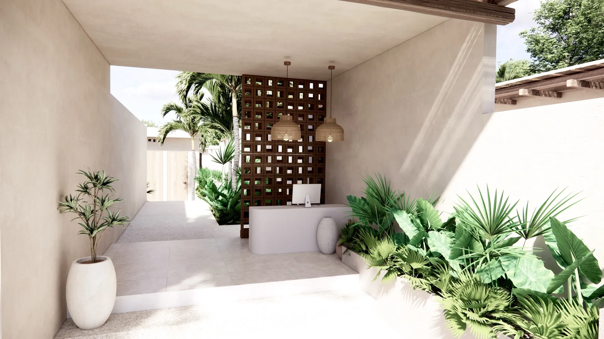 Reception area